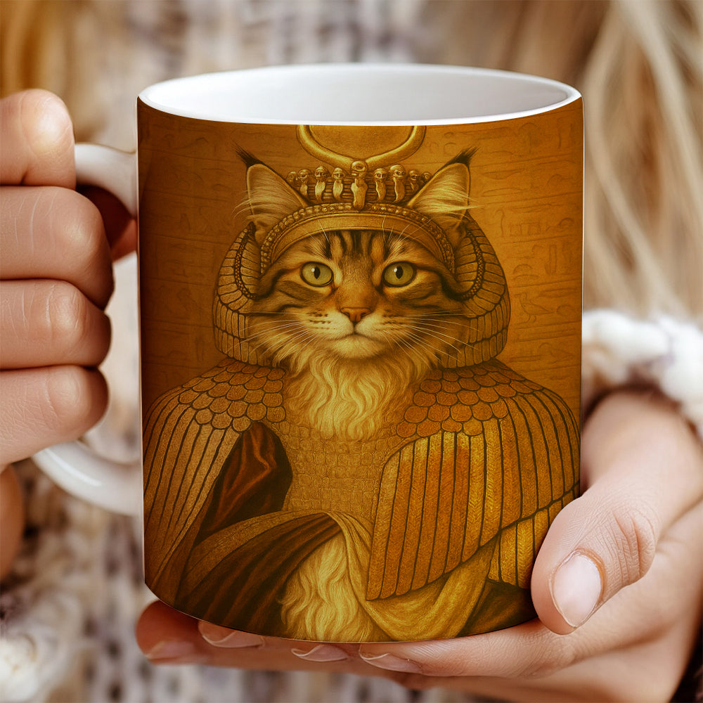 Custom Photo Cleopawtra Cat MugGift For Cat Lovers