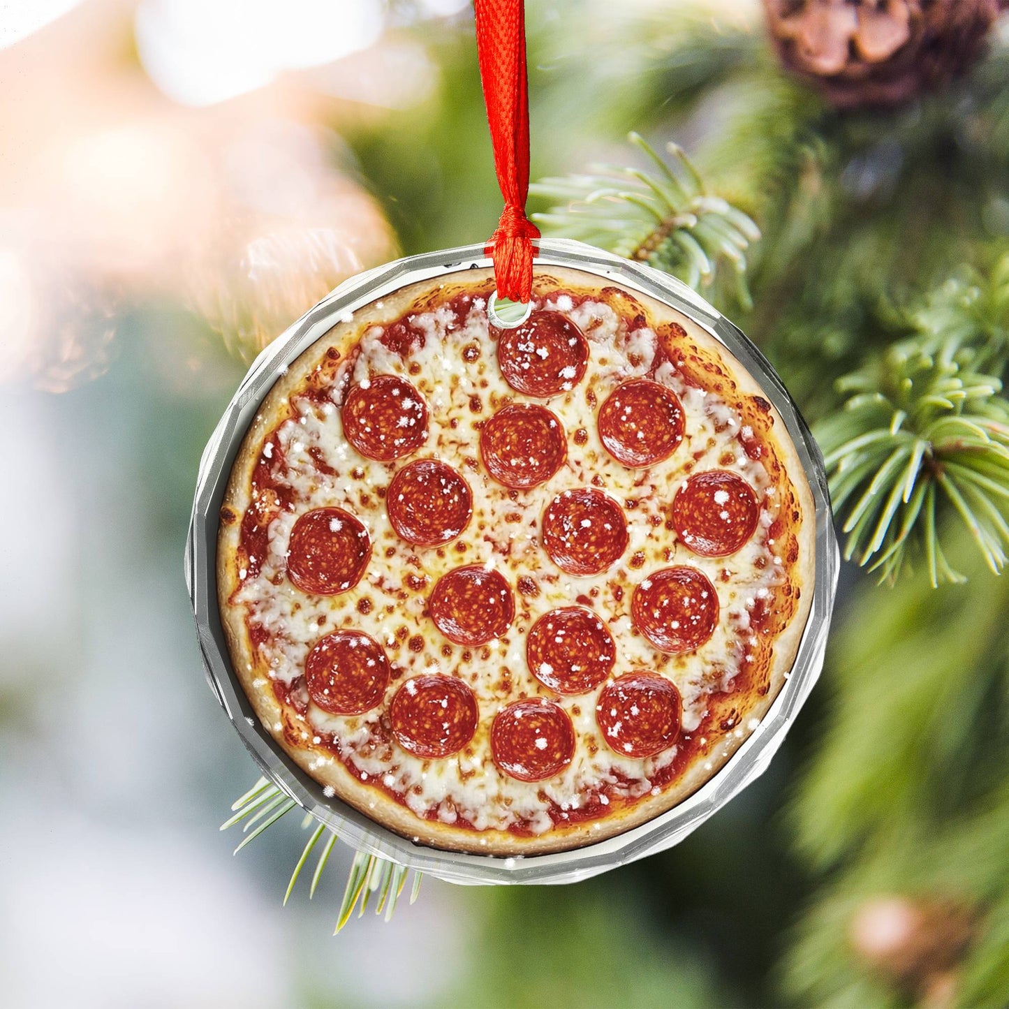 Pepperoni Pizza Close up Design 3