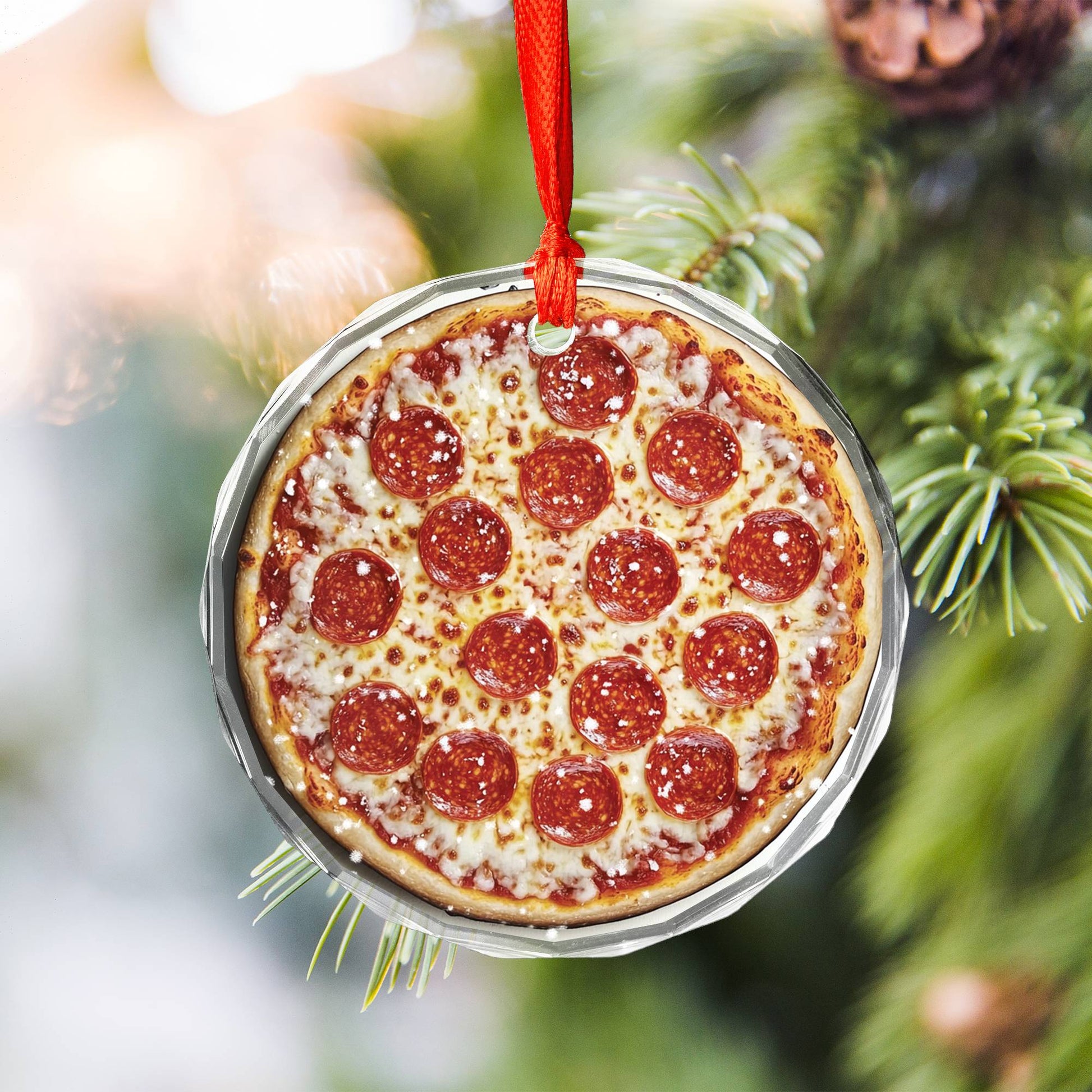 Pepperoni Pizza Close up Design 3