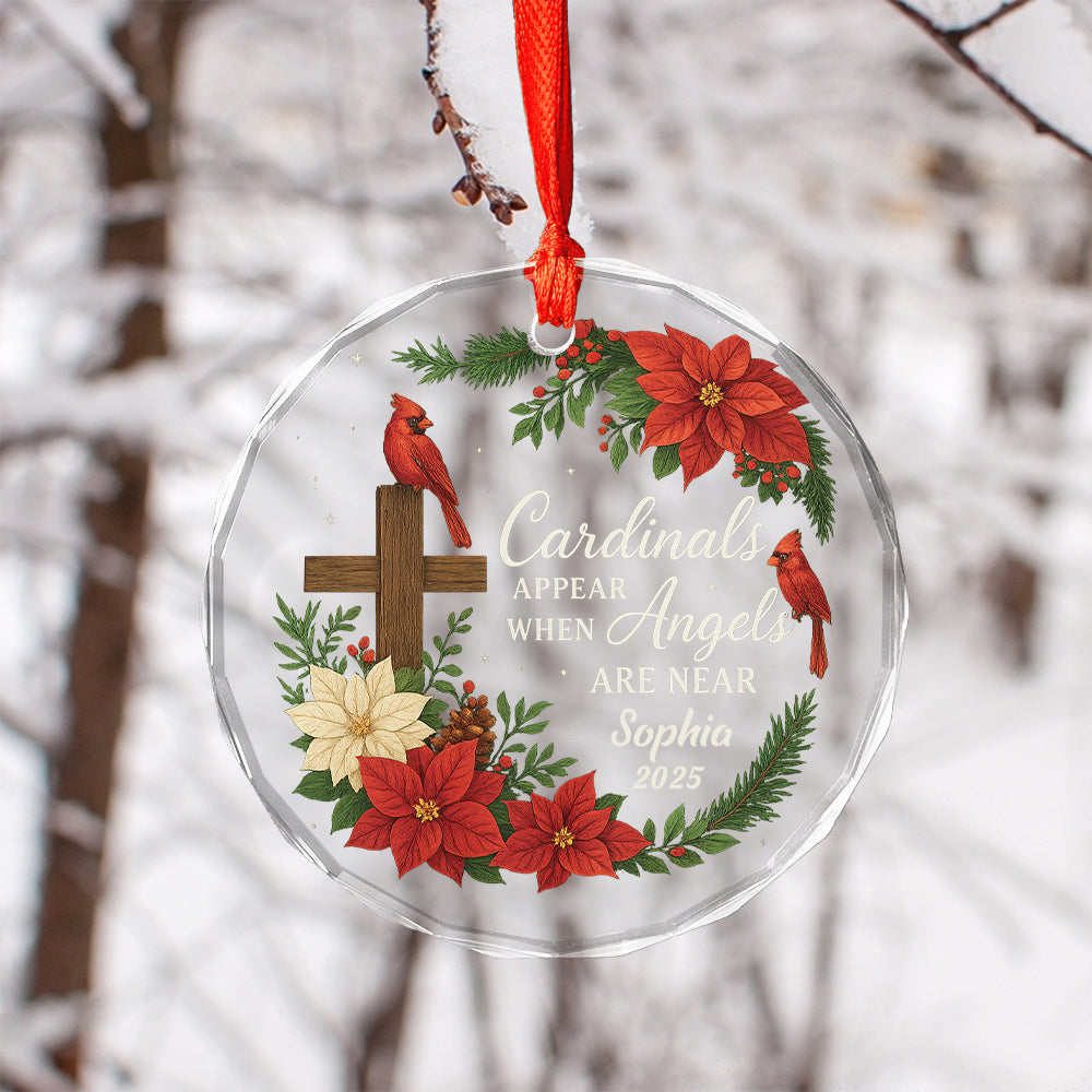 Custom Memorial Cardinal For Family, Dad, Mom