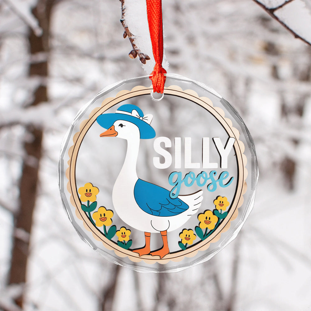 Goose Ornament - custom name
