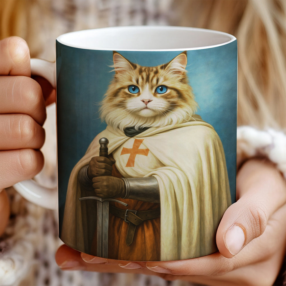 Custom Photo Priest Cat MugGift For Cat Lovers