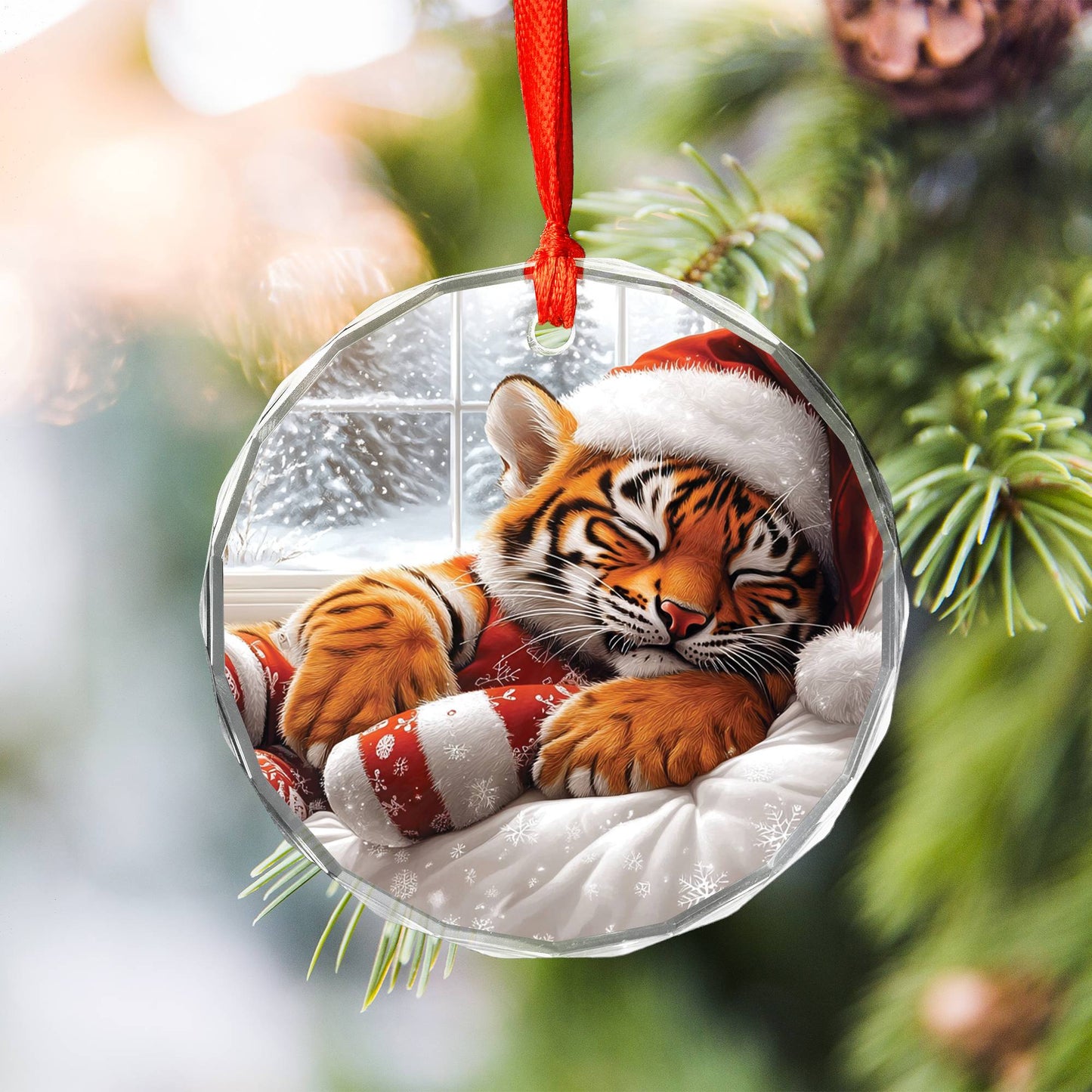 Tiger Sleeping In Bed Design 3
