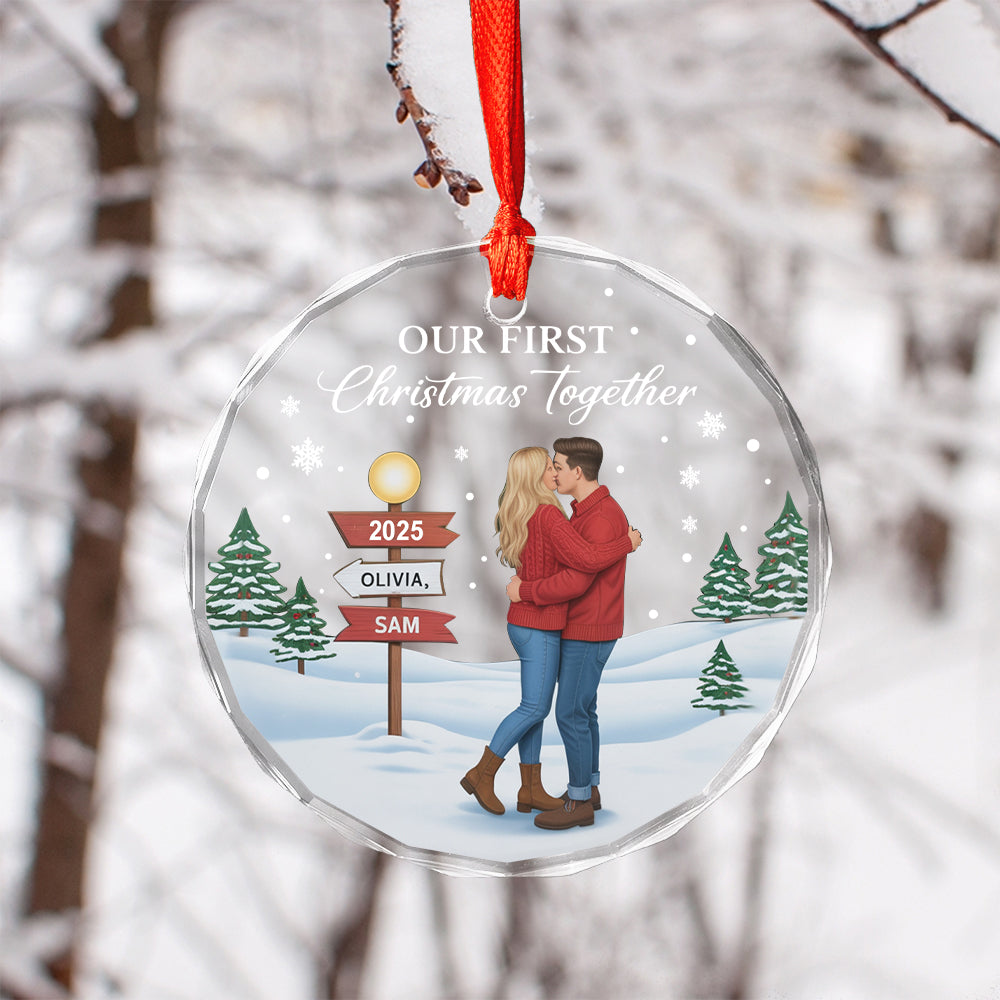 Xmas Ornament - Our First Christmas Together 2