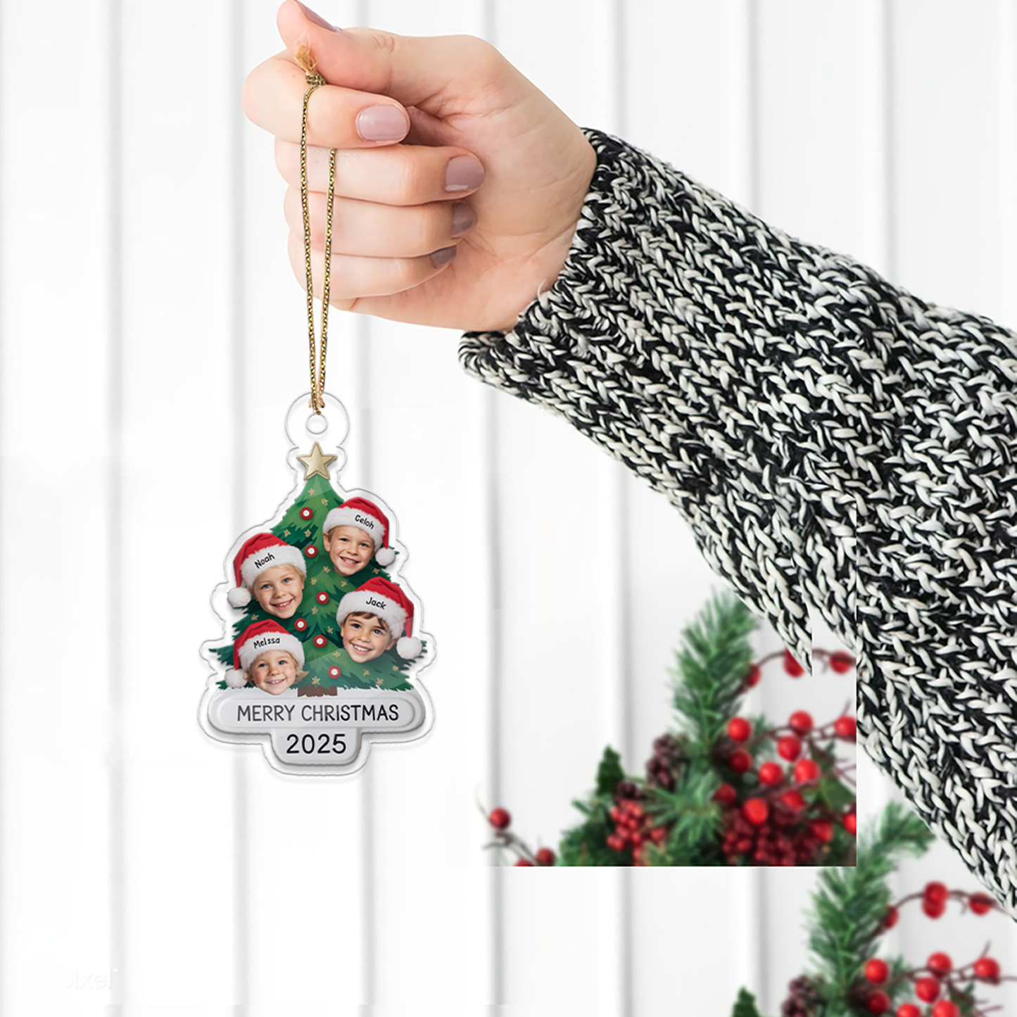 Personalized Family Ornaments 2025, Family Picture Ornament, Family Ornament 2025, Photo Ornament, Family Keepsake, Xmas Gifts