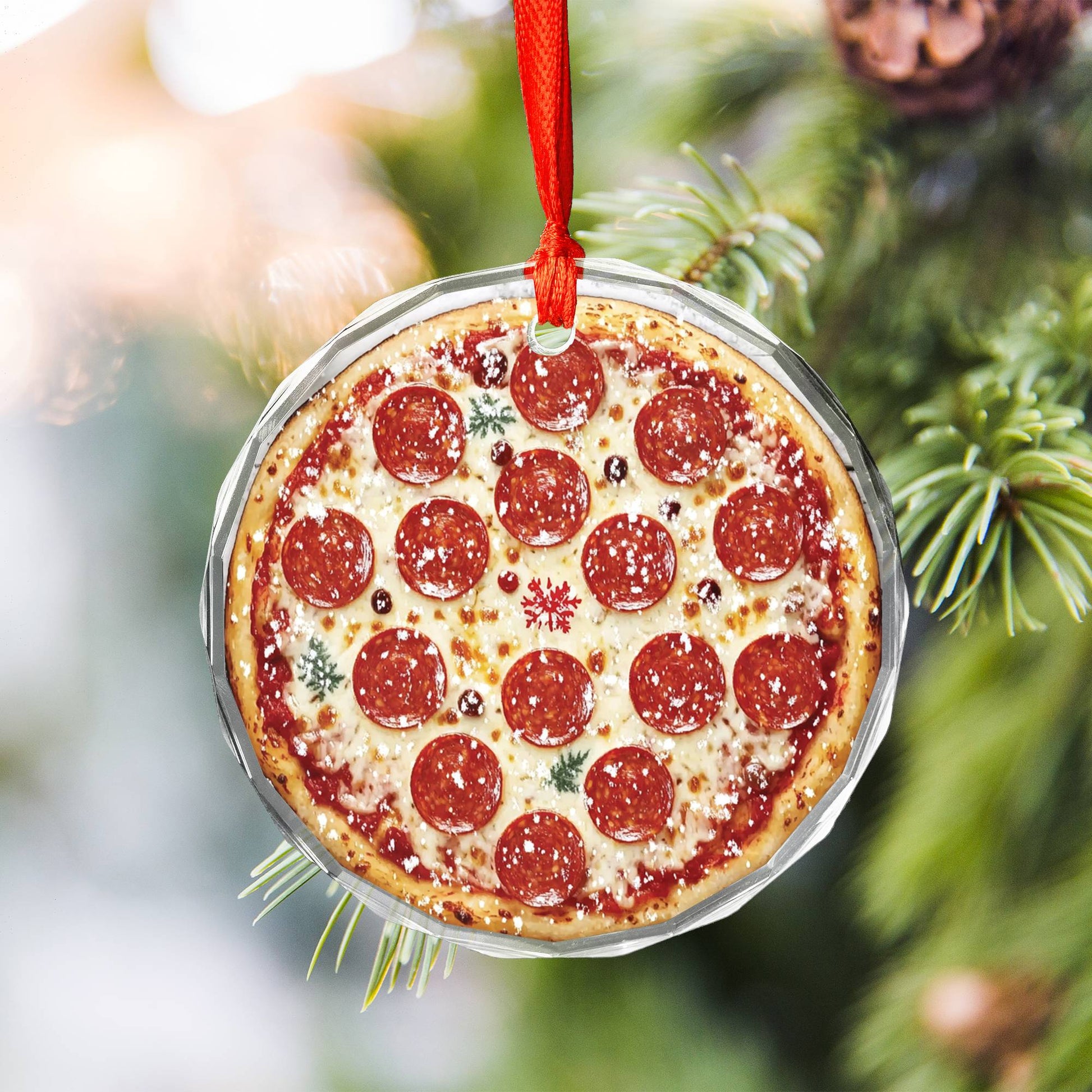 Pepperoni Pizza Close up Design 1