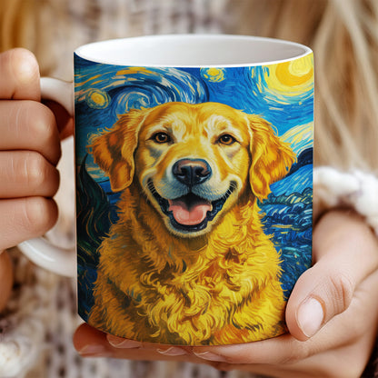 Custom Photo Dog Starry Night