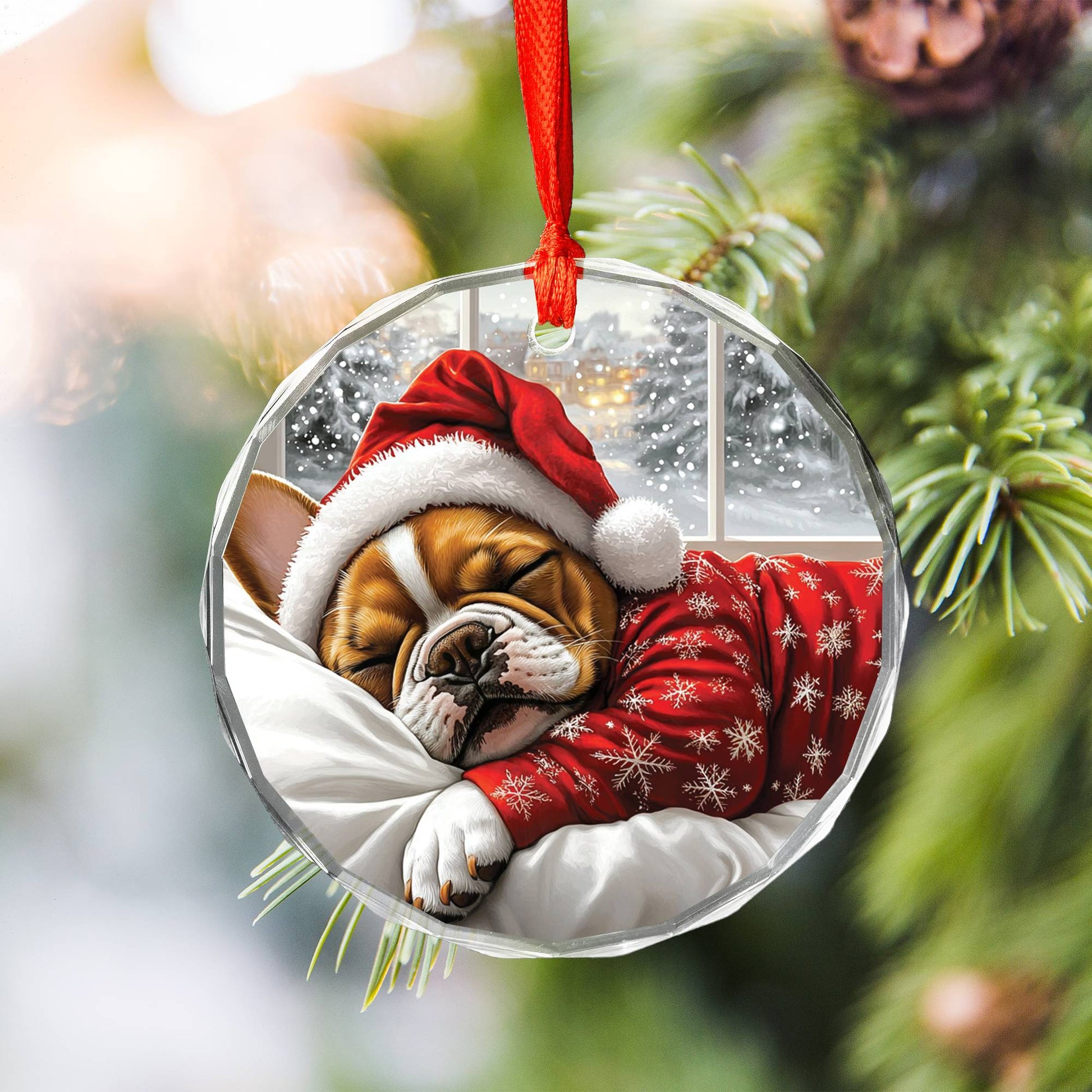 French Bulldog Sleeping In Bed Design 3