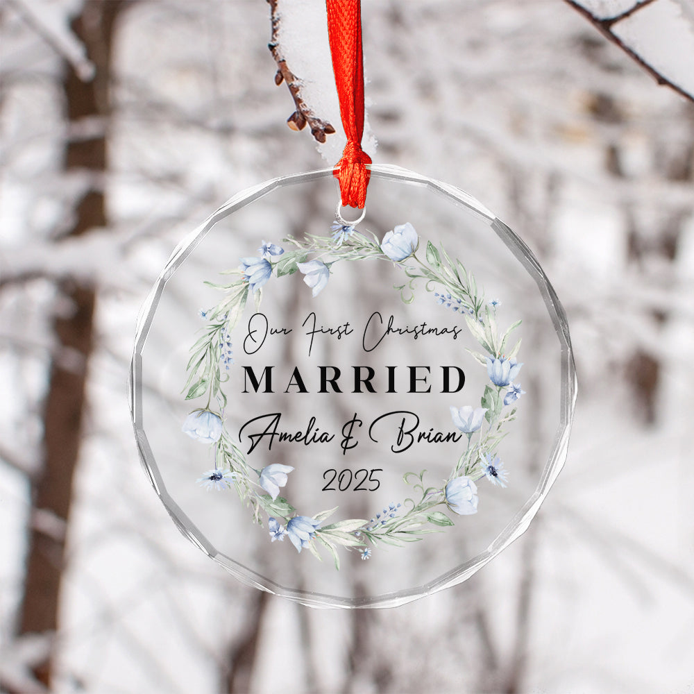 Custom Couple First Christmas Together