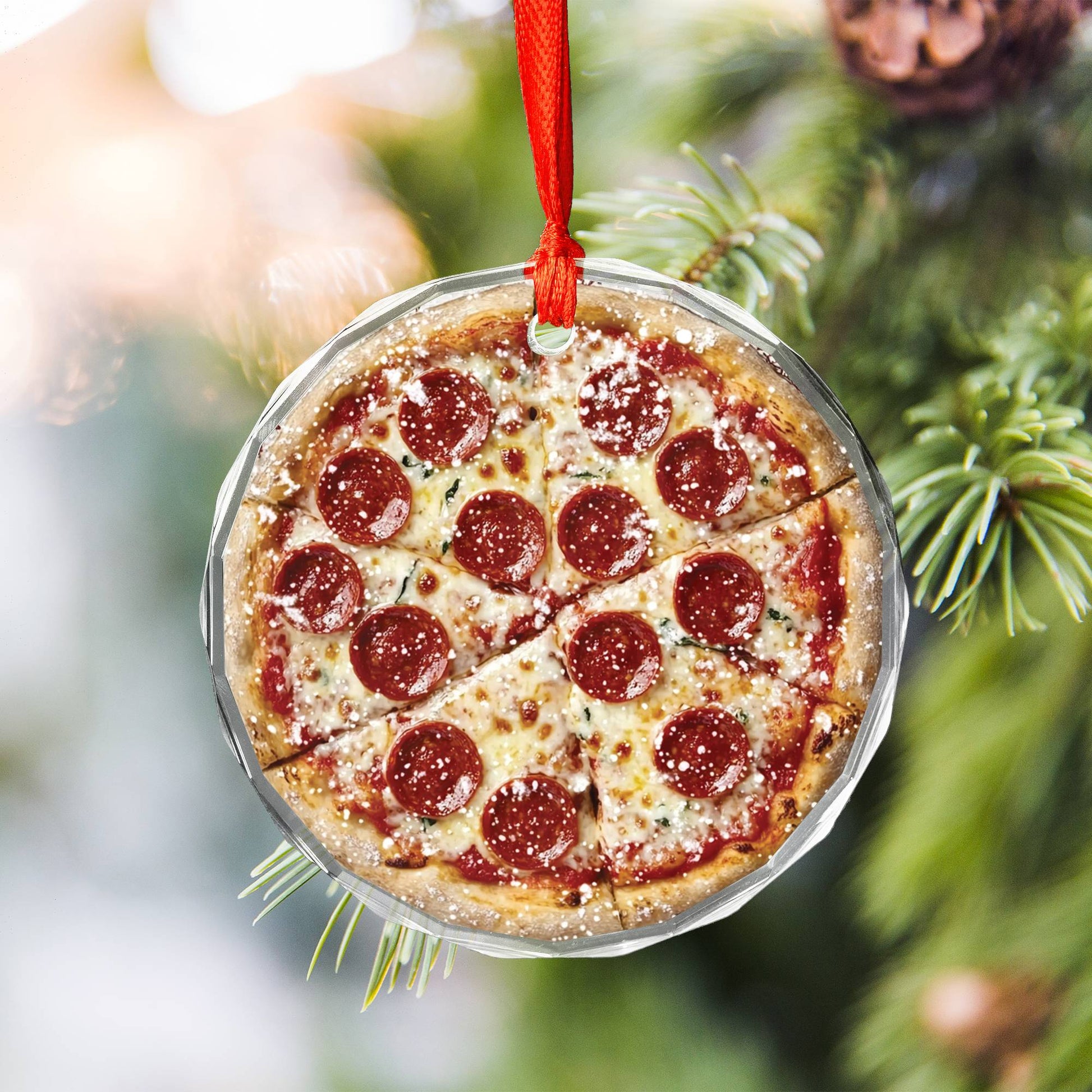 Pepperoni Pizza Close up Design 4