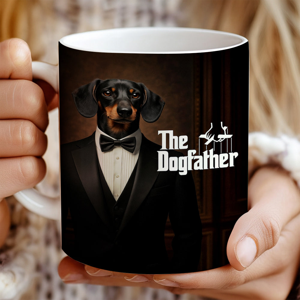 Custom Photo Dog Father Mug _ Gift For Dog Lovers