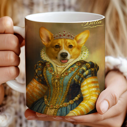 Custom Photo Sapphire Queen Dog Mug Gift For Dog Lovers