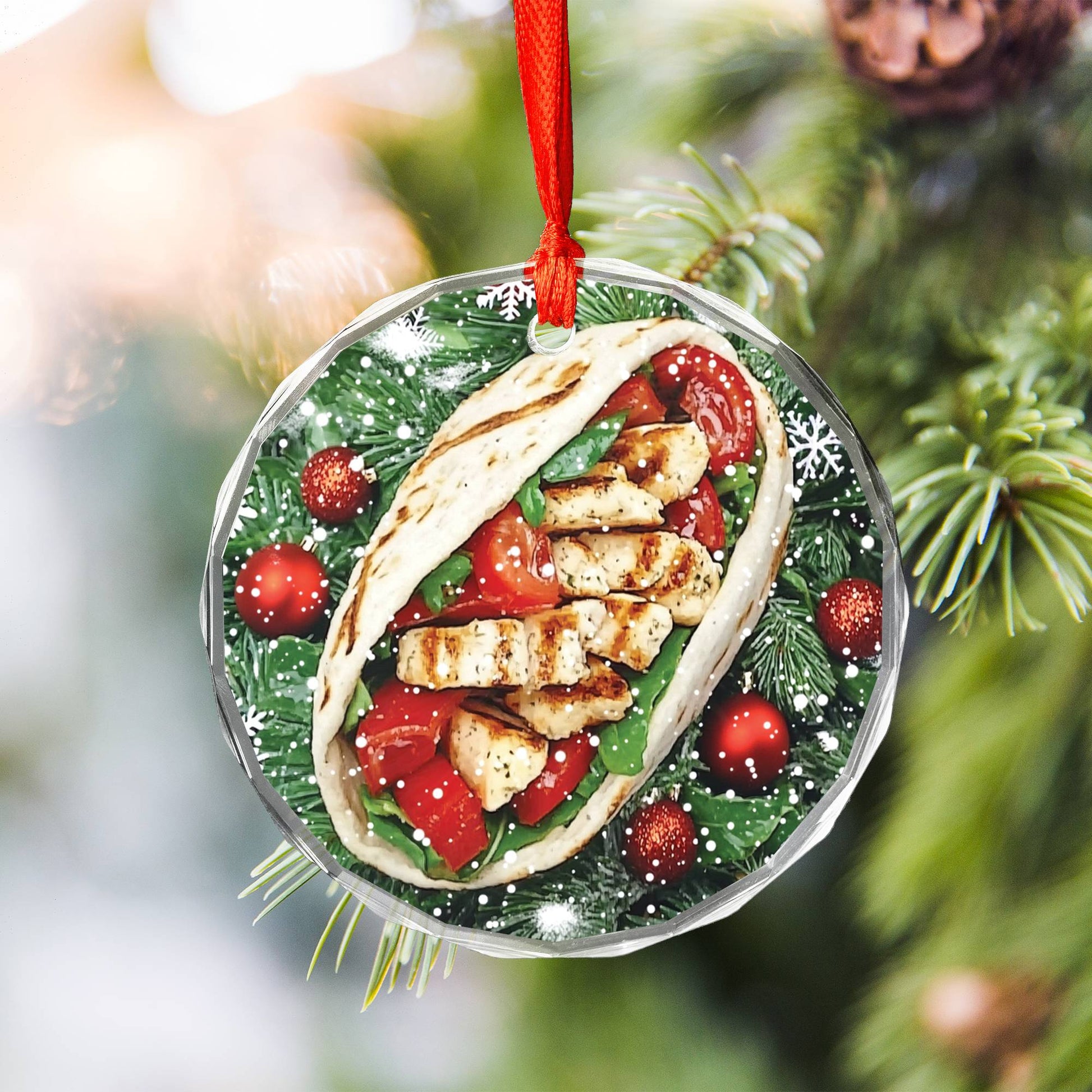 Chicken Caesar Wrap Close up Design 2