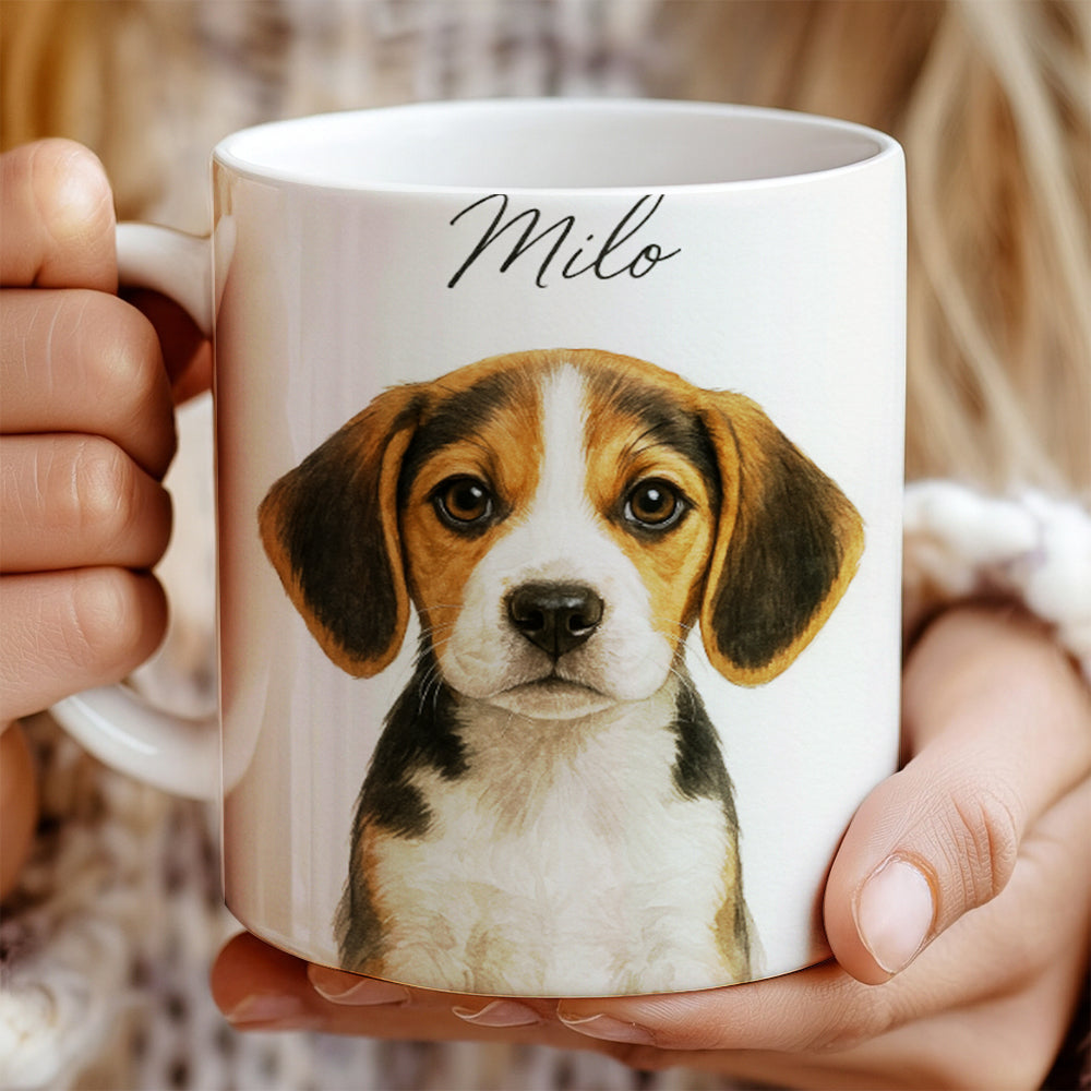 Custom Dog Portraint And With Name
