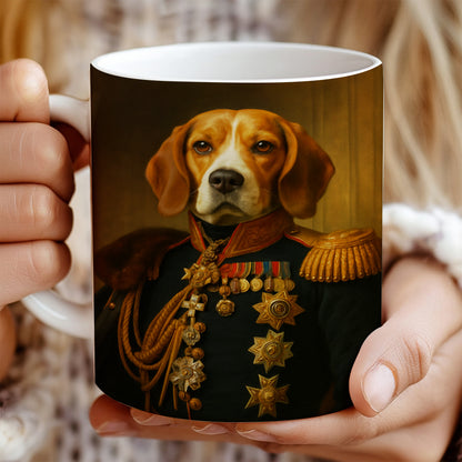 Custom Photo Dog Royal King Mug _ Gift For Dog Lovers