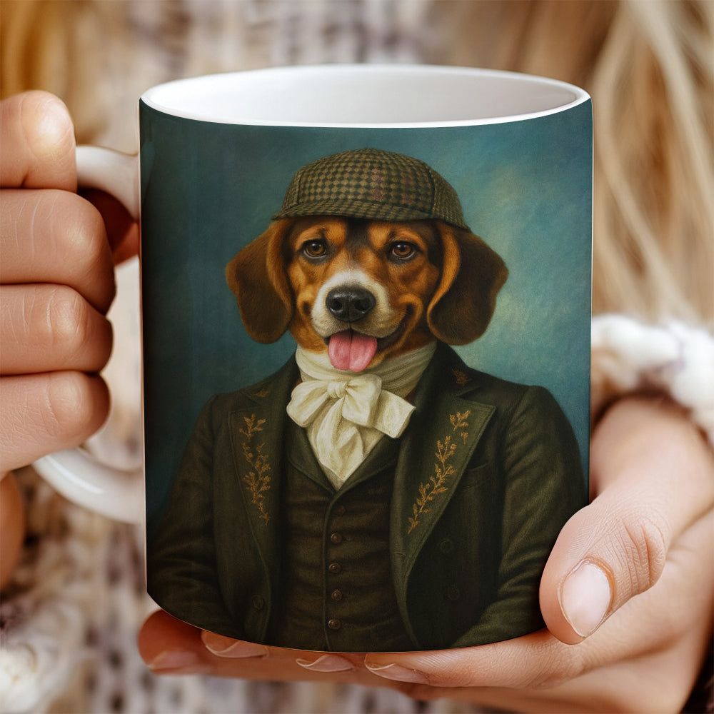 Custom Photo Detective Dog Mug Gift For Dog Lovers