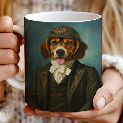 Custom Photo Detective Dog Mug Gift For Dog Lovers