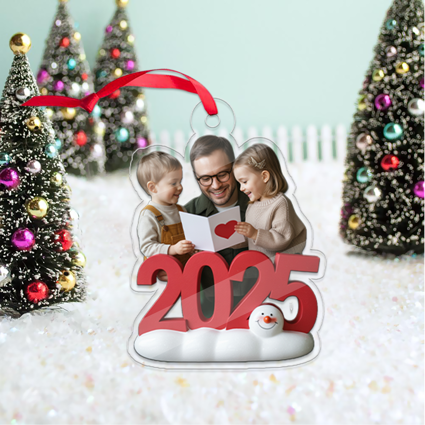 Custom Family Photo Christmas Ornaments, Family Picture Ornament, Family Ornament 2025, Photo Ornament, Family Keepsake, Xmas Gifts