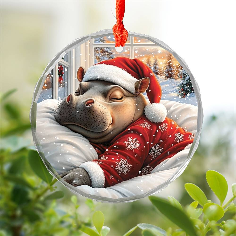 Hippo Sleeping In Bed Design 1