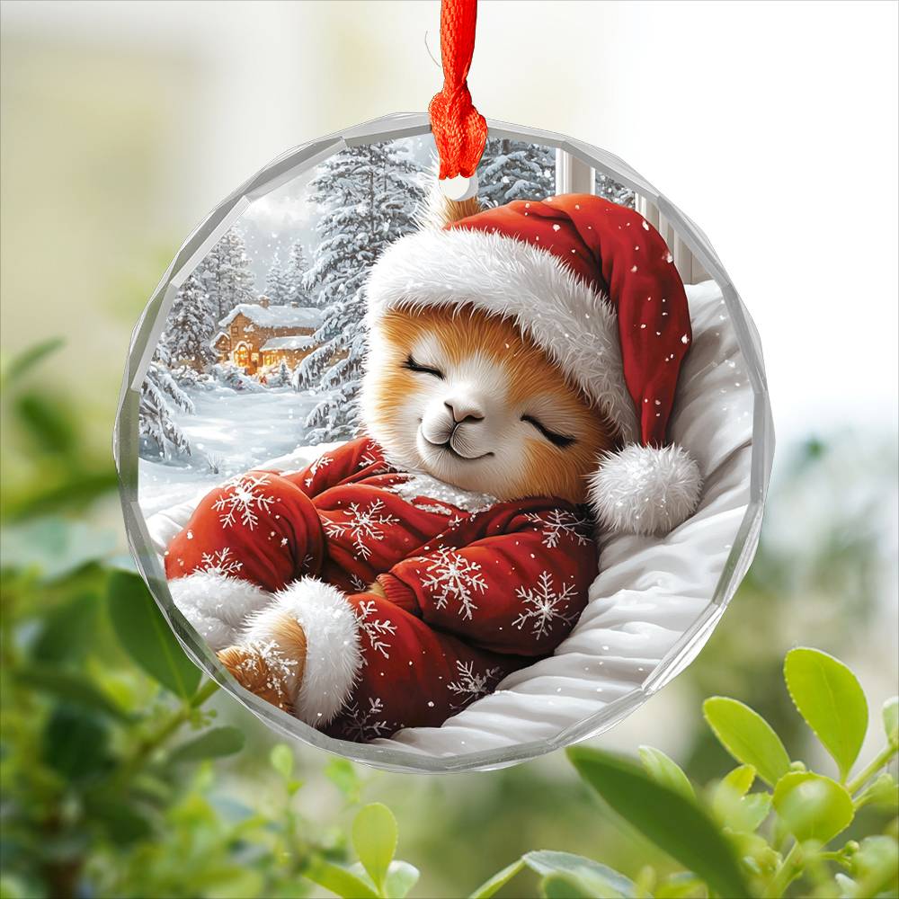 Alpaca Sleeping In Bed Design 2