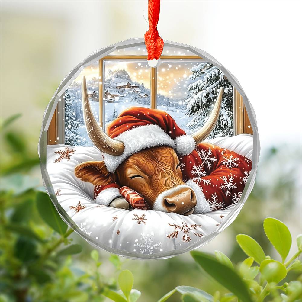 Longhorn Sleeping In Bed Design 3