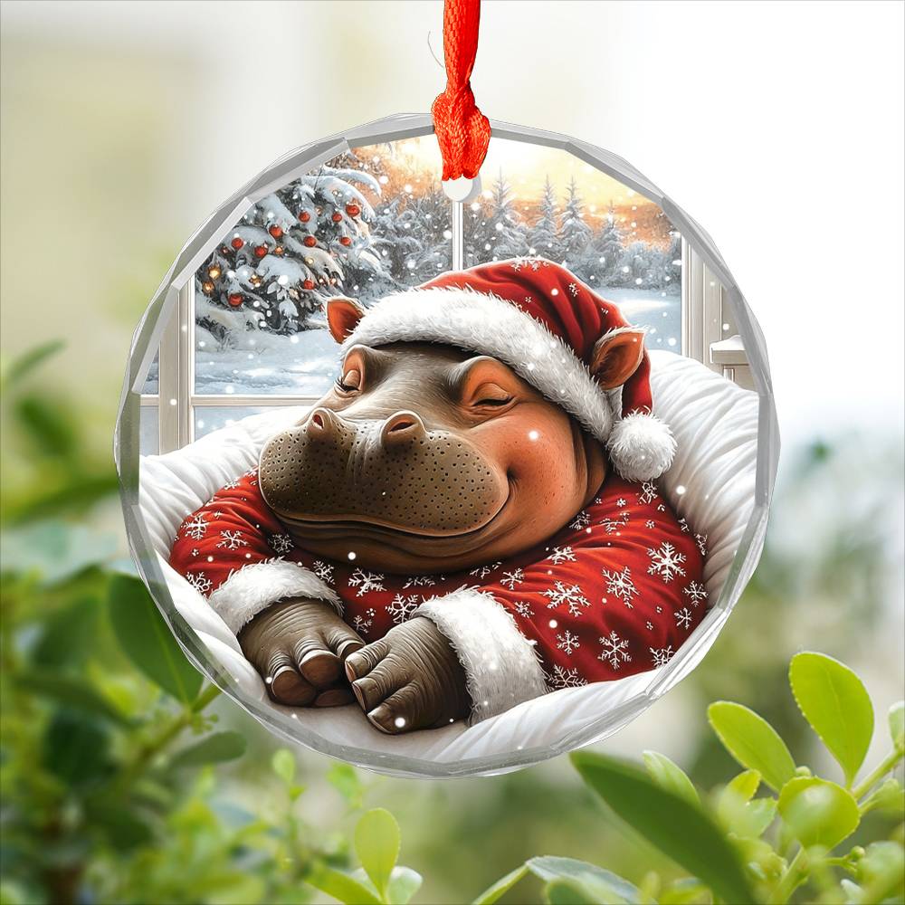 Hippo Sleeping In Bed Design 3
