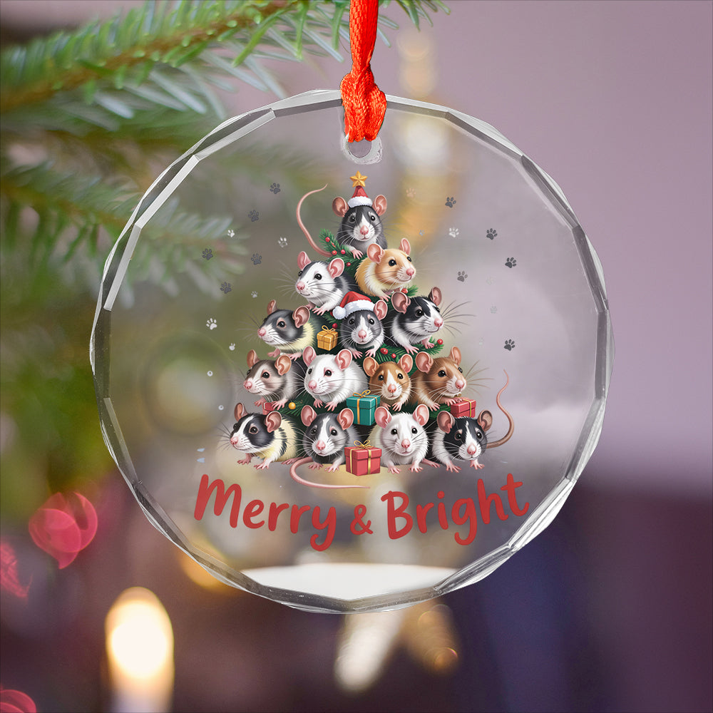 Fancy Rat Xmas Ornament