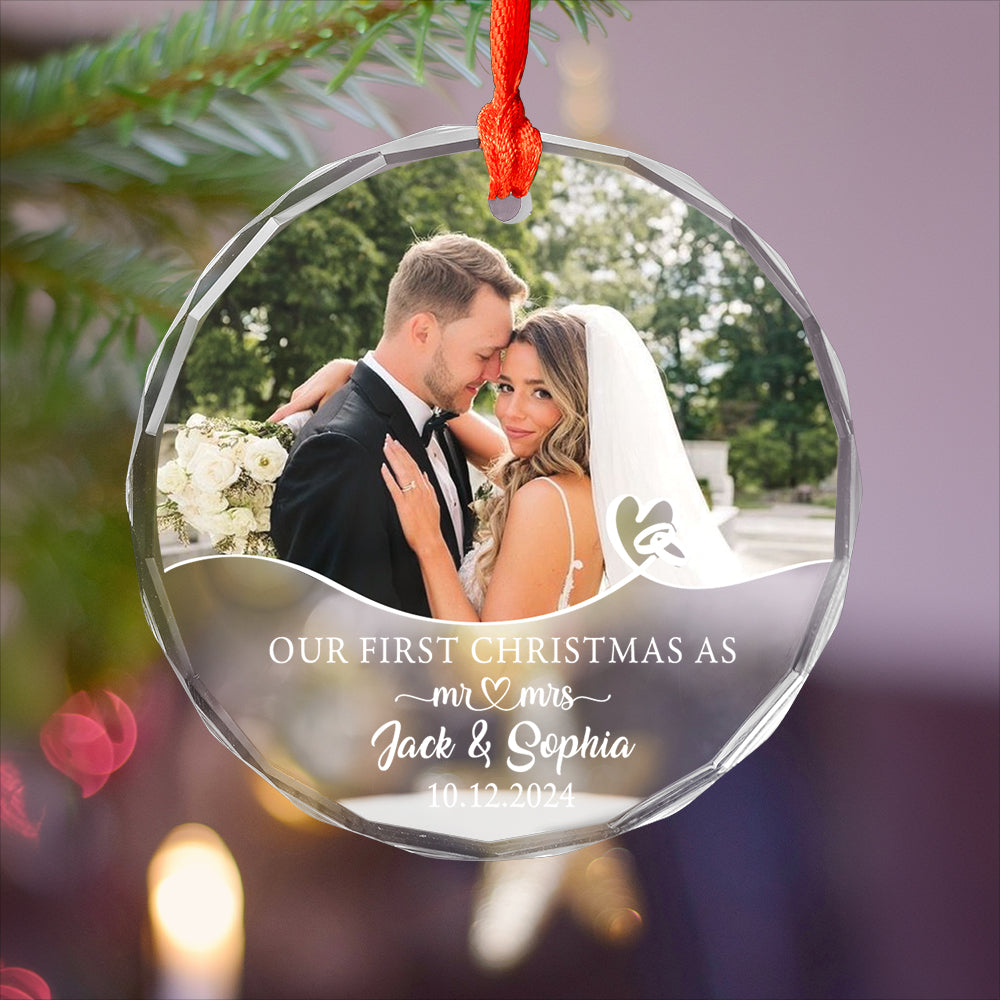 Personalized Couple First Christmas