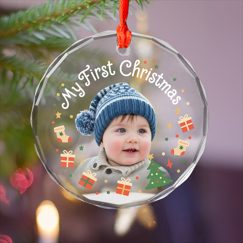 Photo Ornament - Christmas Gifts For Dad, Mom, Baby