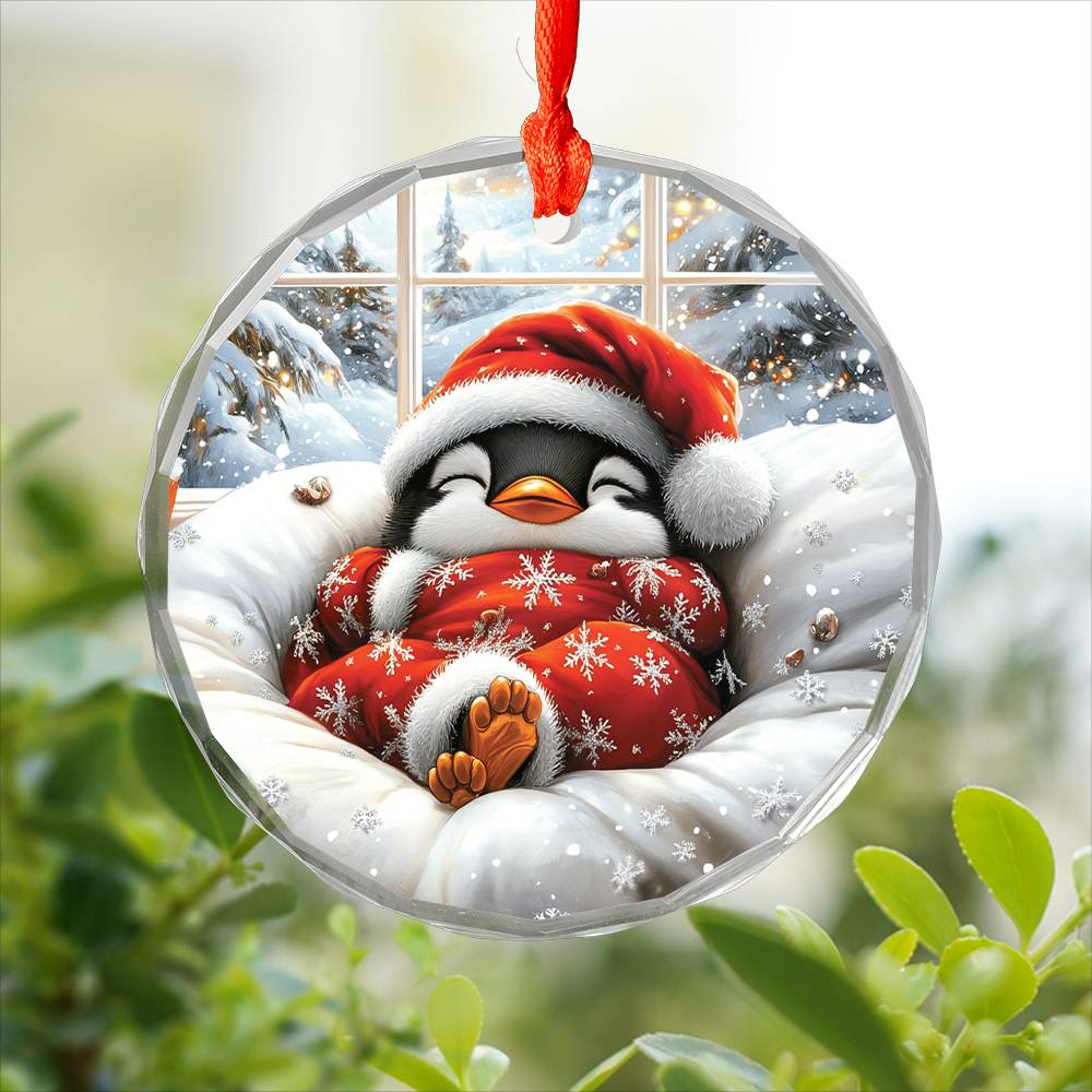 Penguin Sleeping In Bed Design 4