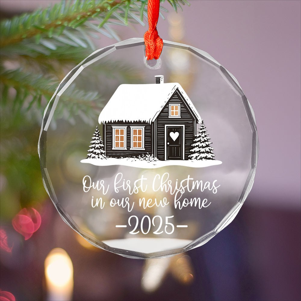 Personalized First Christmas New Home Ornament