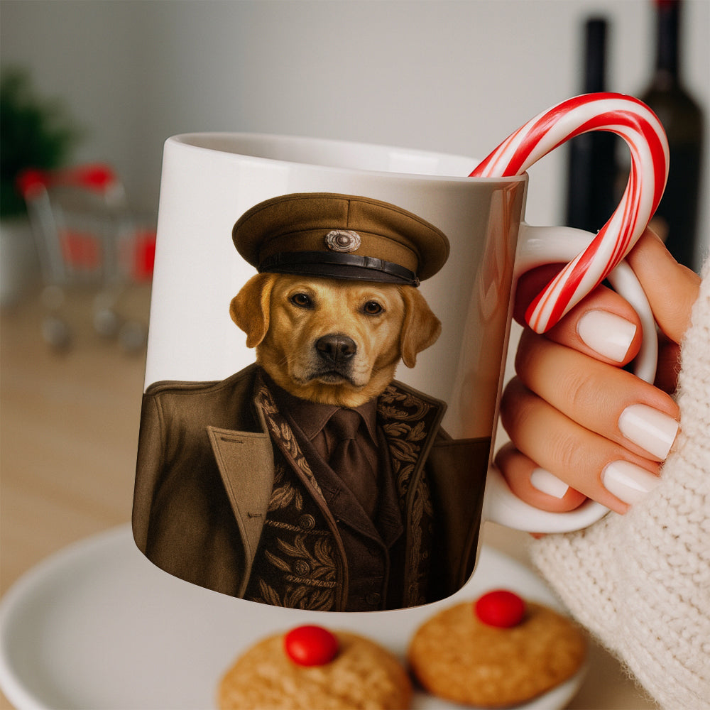 Custom Photo Captain Dog Mug