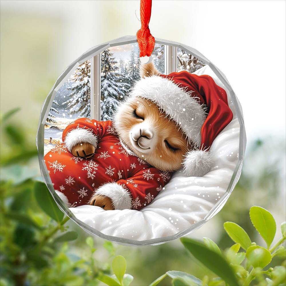 Alpaca Sleeping In Bed Design 1