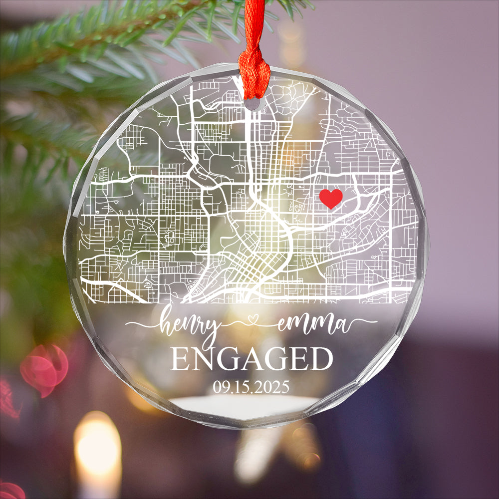 Personalized City Map Name And Date Couple
