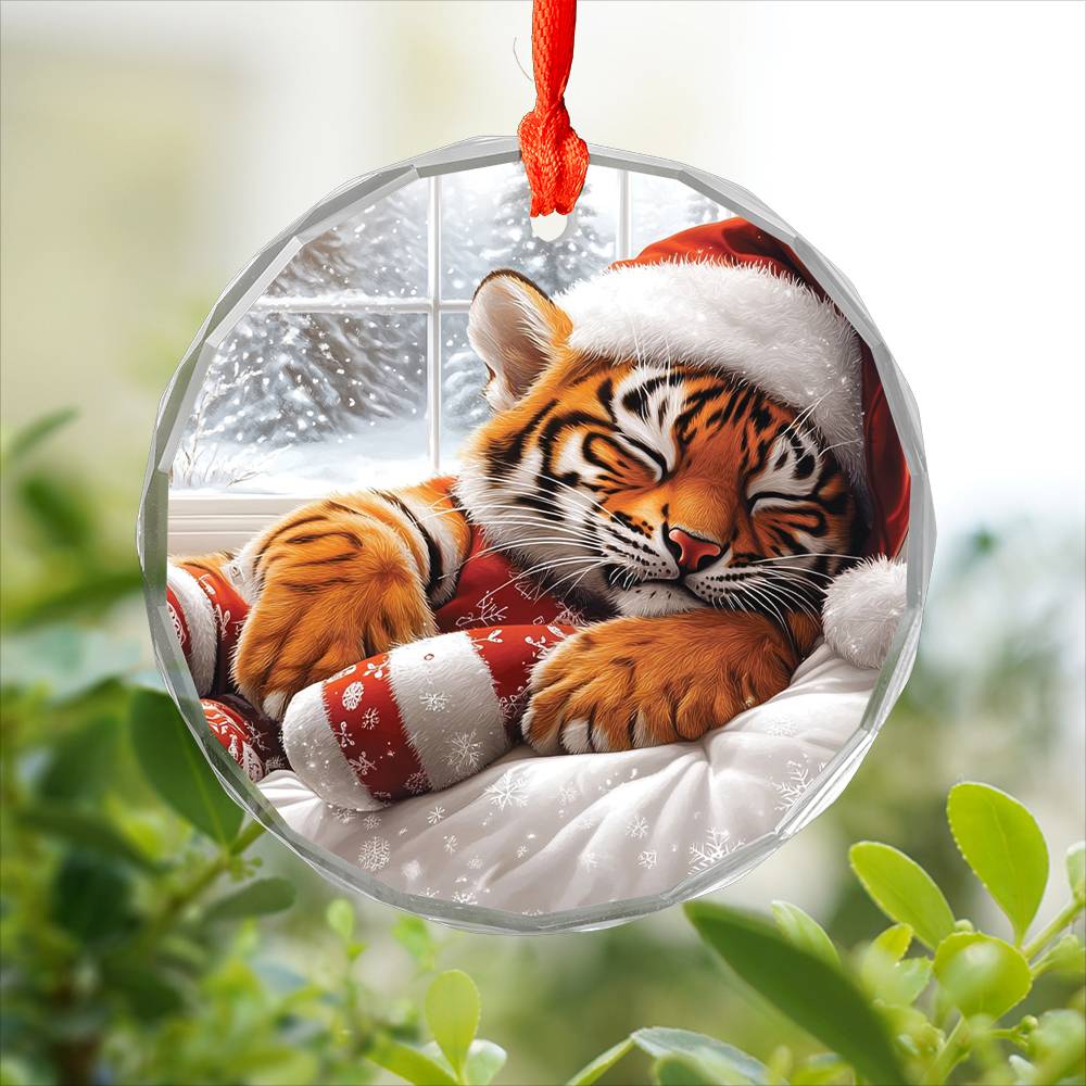 Tiger Sleeping In Bed Design 3