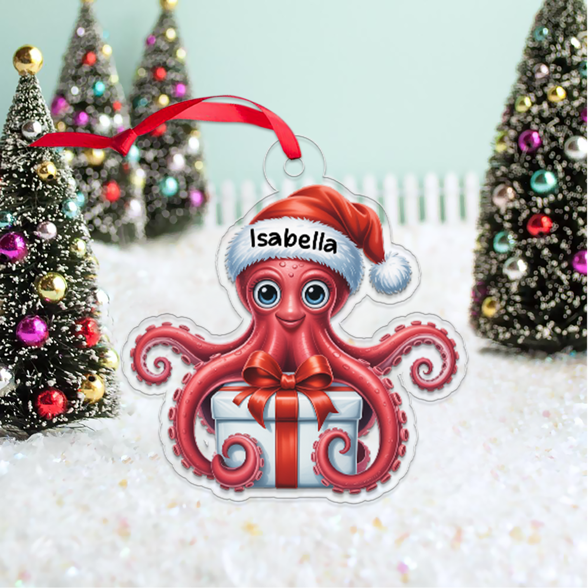 Custom Name Octupus Animal Lover