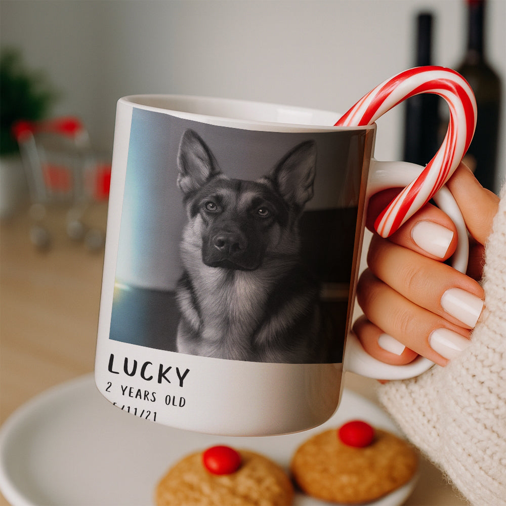 Custom Photo Polaroid Film Mug Gift For Dog Lovers