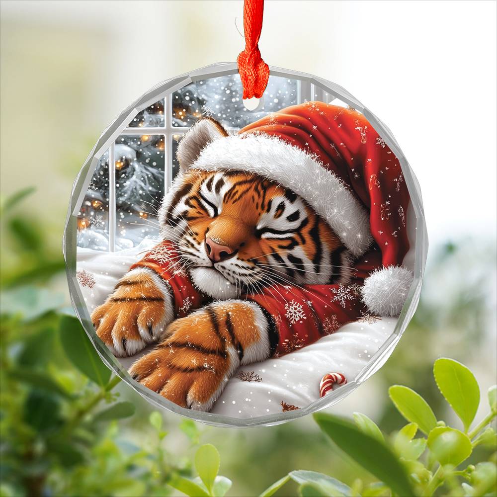 Tiger Sleeping In Bed Design 2