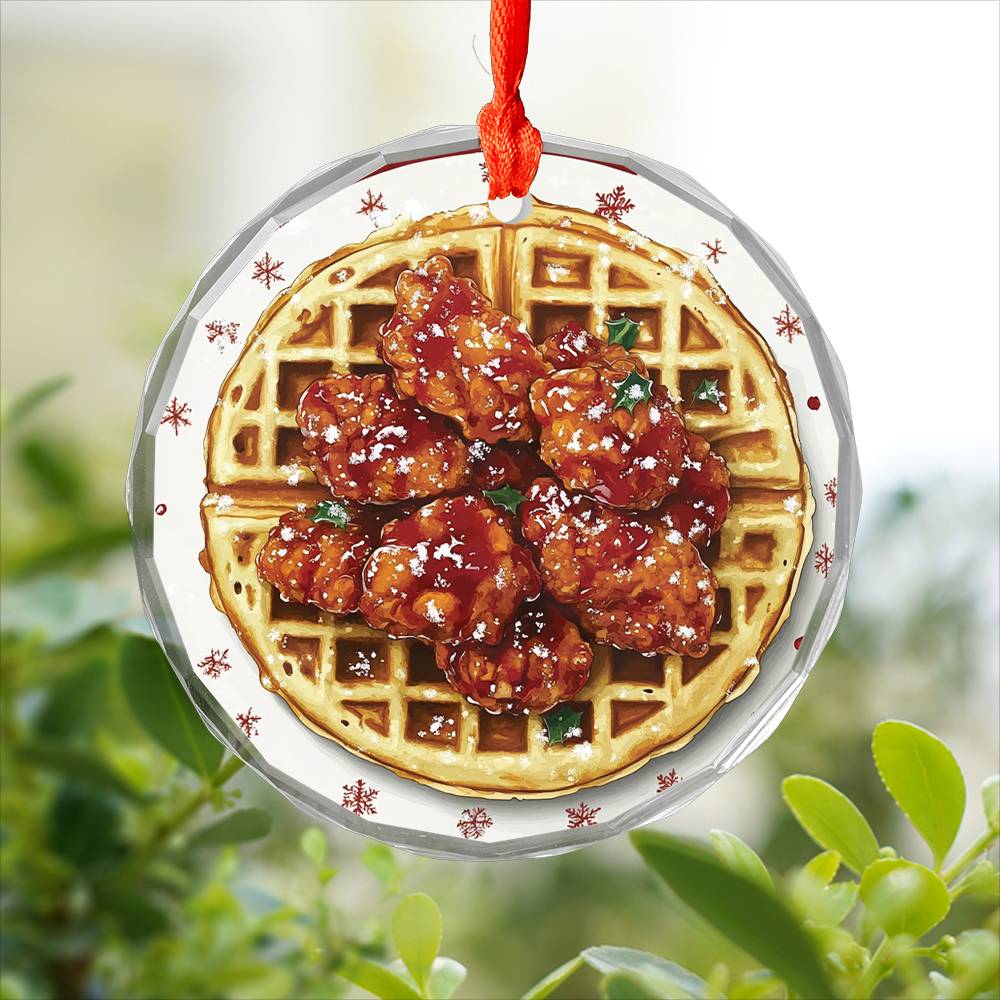 Chicken and Waffles Close up Design 4