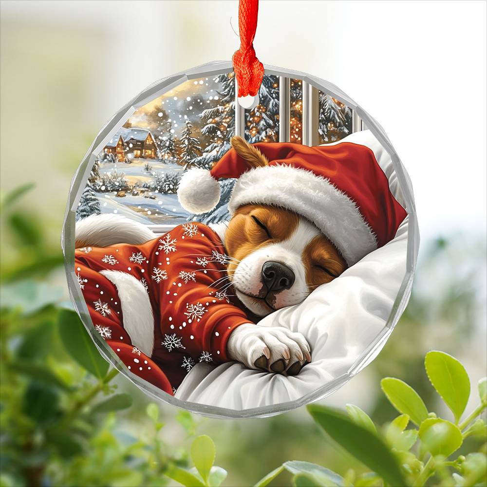 Staffordshire Bull Terrier Dog Sleeping In Bed Design 3