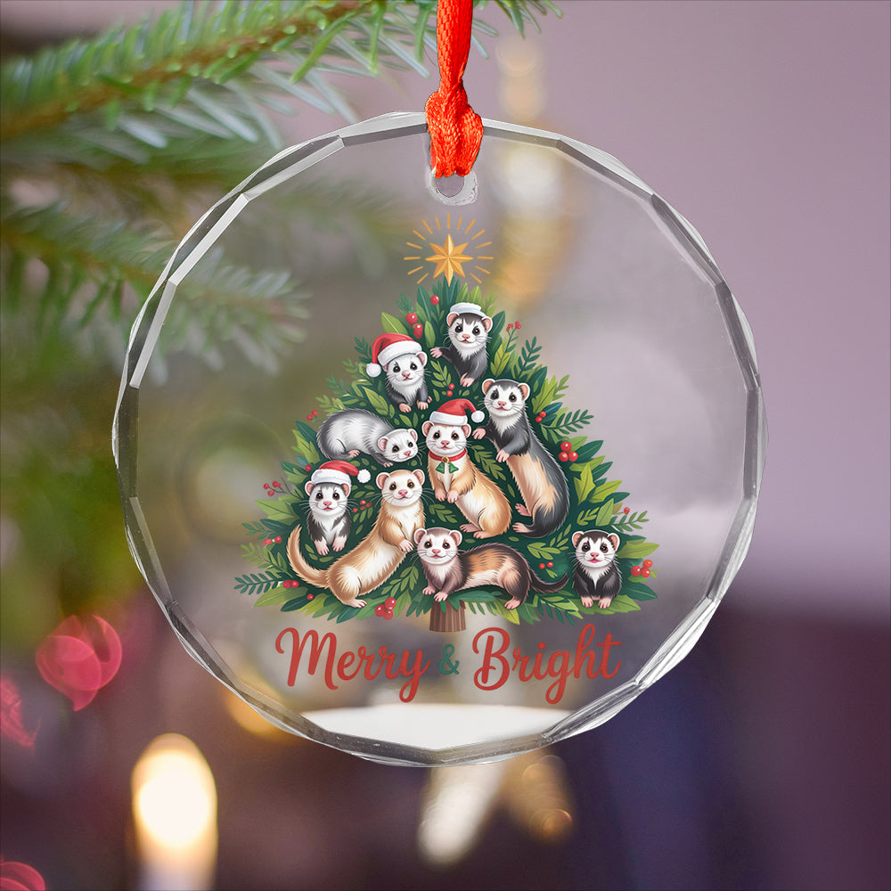 Ferret Xmas Ornament