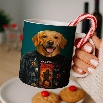Custom Photo Dog Rock n Roll Mug