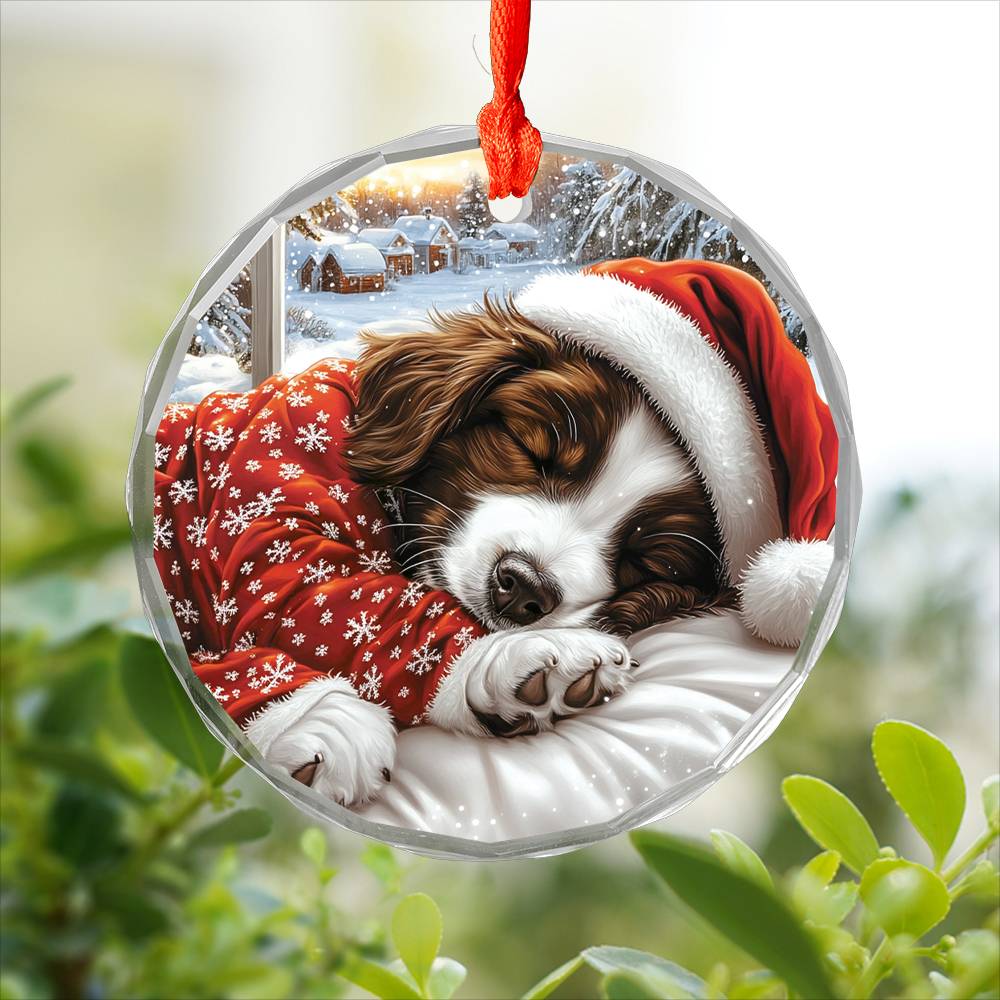 Newfoundland Dog Sleeping In Bed Design 2