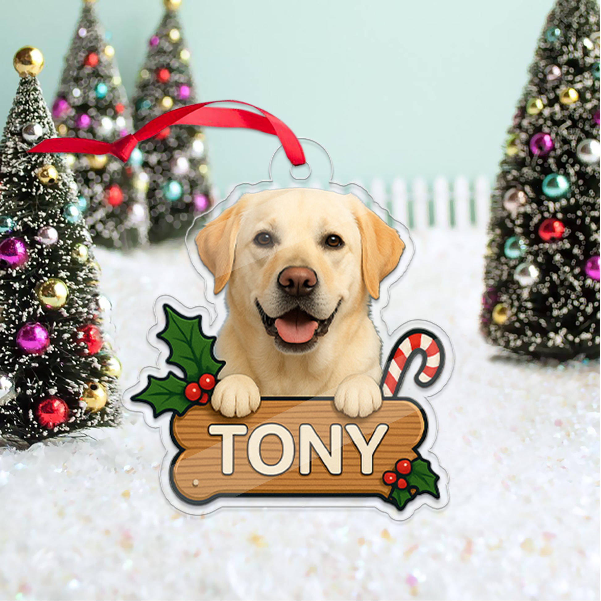 Personalized Pet Ornament, Custom Dog Christmas Ornament, Pet Ornament Using Photo, Cat Christmas Photo Ornament, Pet Portrait Name Gift