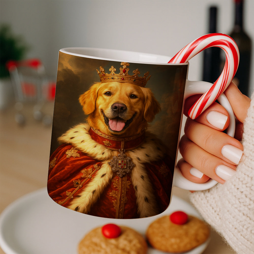 Custom Photo Dog Royal Pet King Portrait