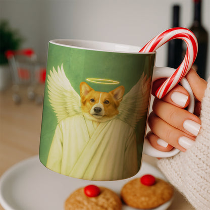 Custom Photo Angel Dog Mug Memorial Gift For Dog