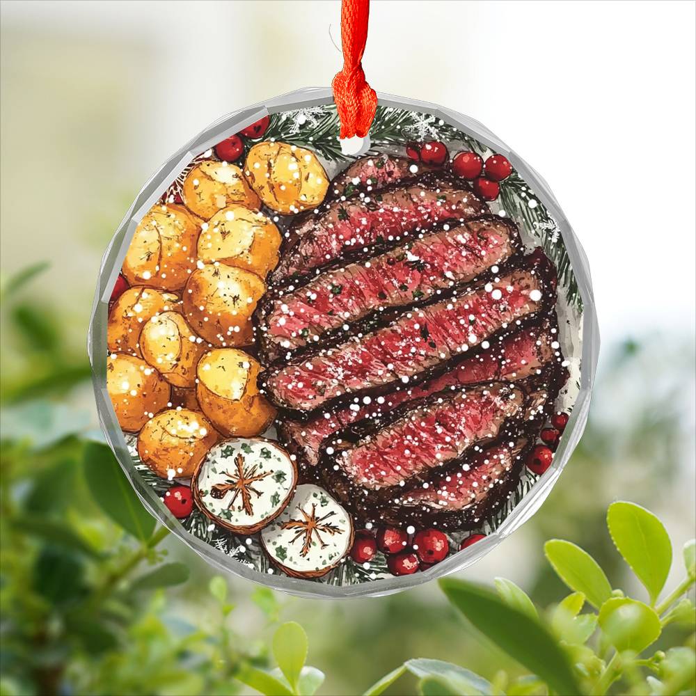 Steak and Potatoes Close up Design 4