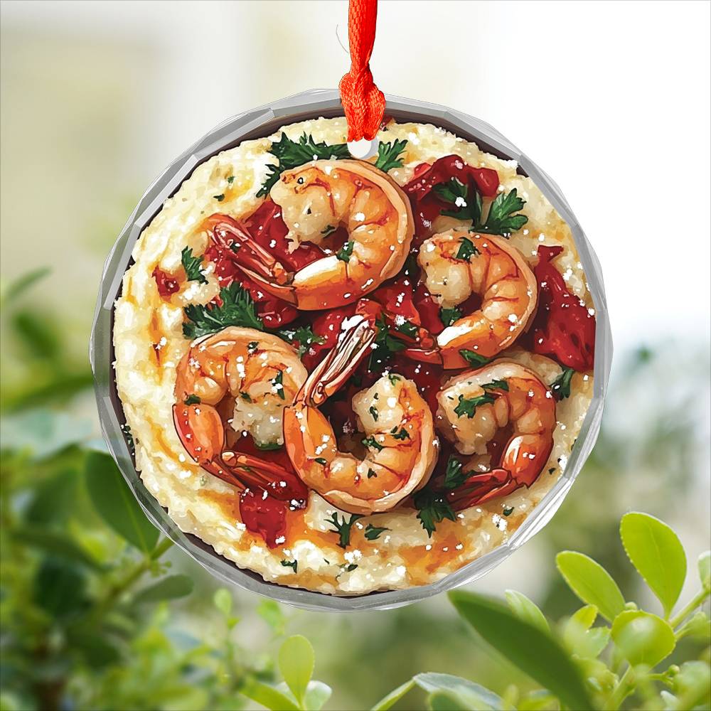 Shrimp and Grits Close up Design 1