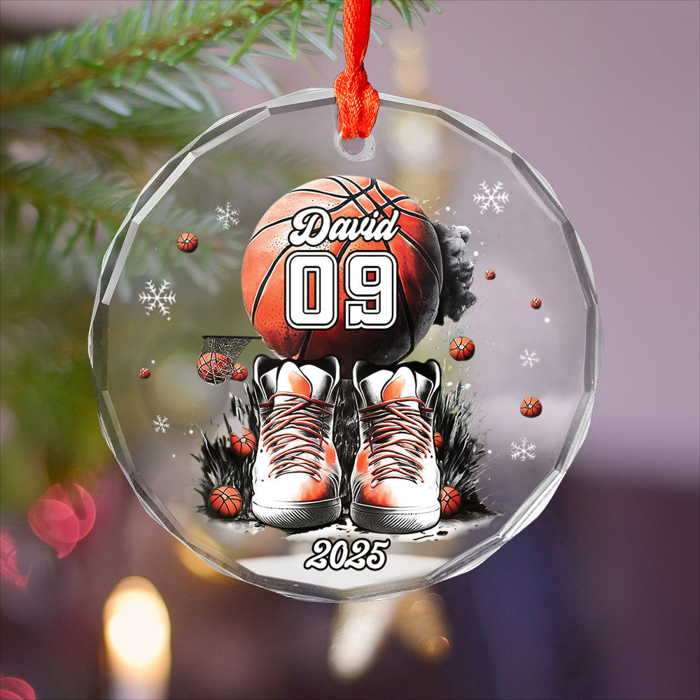 Custom Name And Number Basketball Player