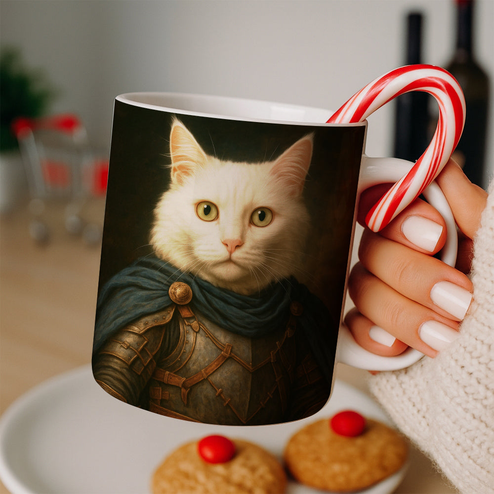 Custom Cat Photo Viking Mug _ Gift For Cat Lovers